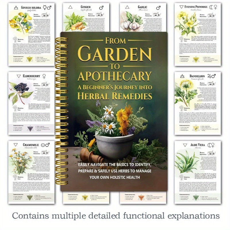 Herbal Gardens Wellness - Natuurlijk en kruiden dagelijks welzijnsboek, een